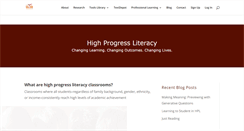 Desktop Screenshot of highprogressliteracy.com