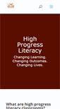 Mobile Screenshot of highprogressliteracy.com